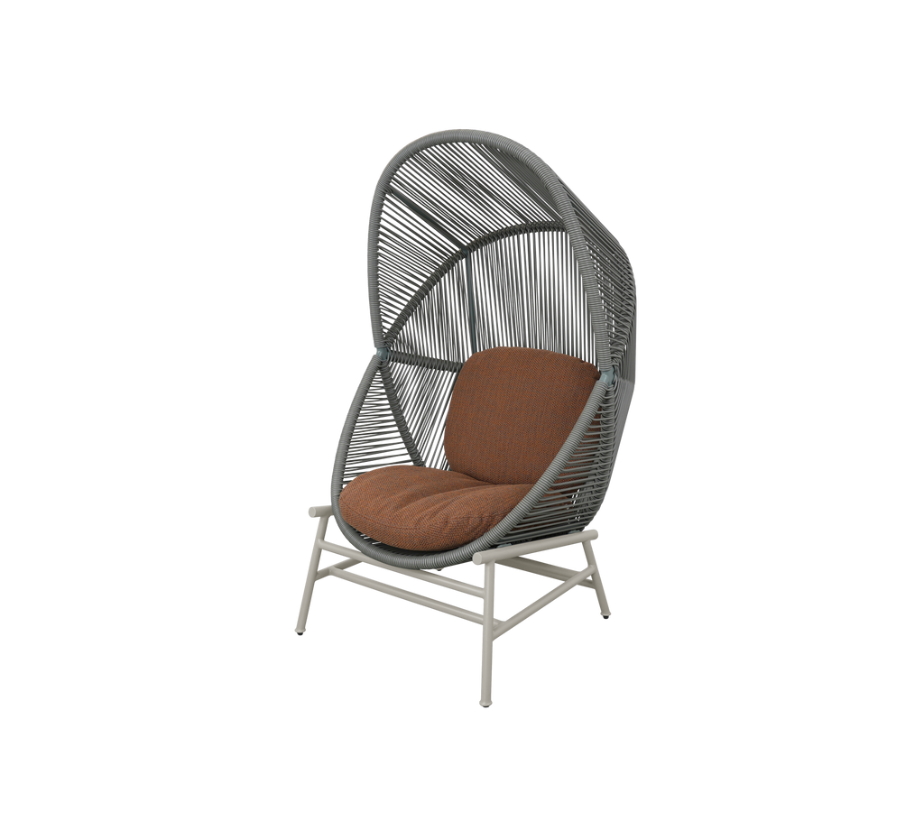 Woven Outdoor Lounge Chair Rope Base