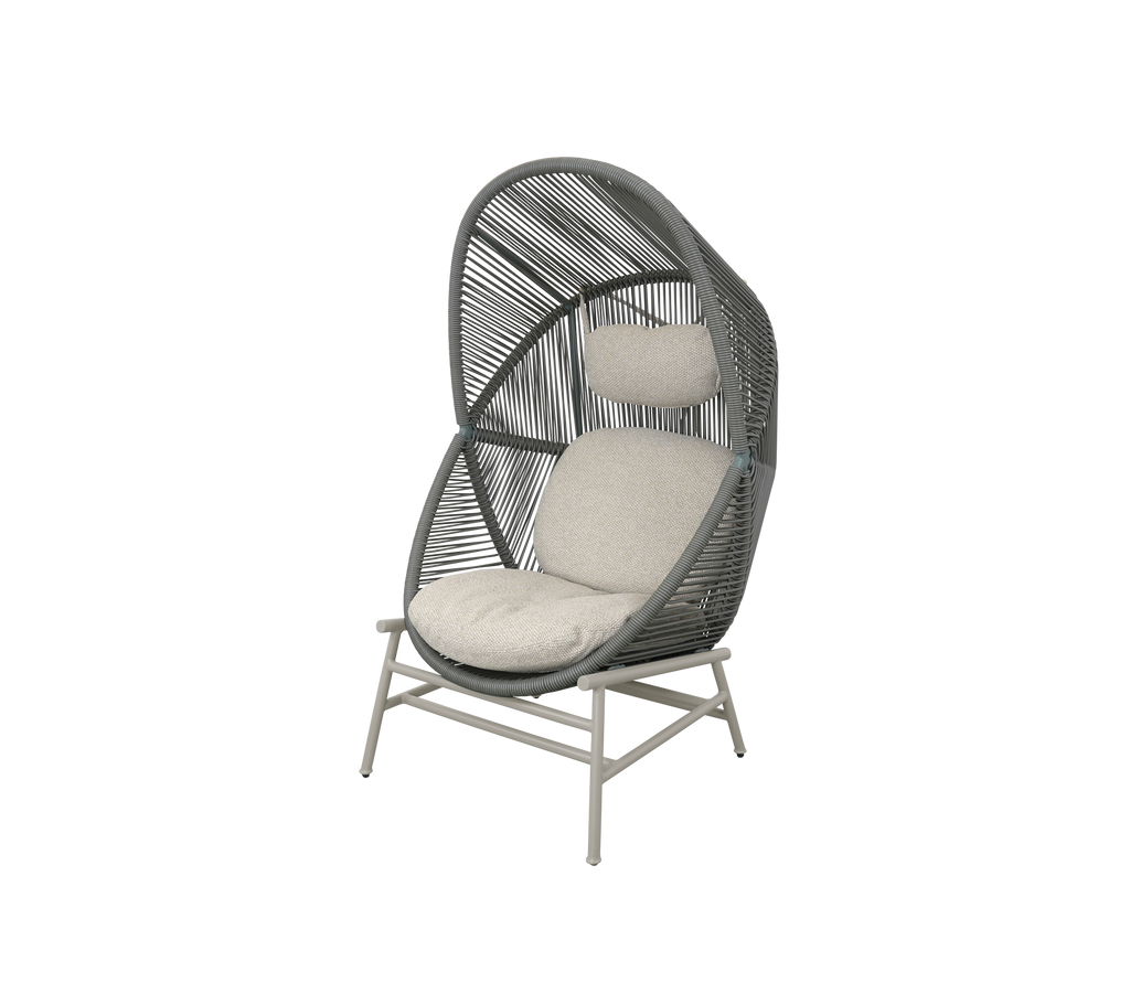 Woven Outdoor Lounge Chair Rope Base