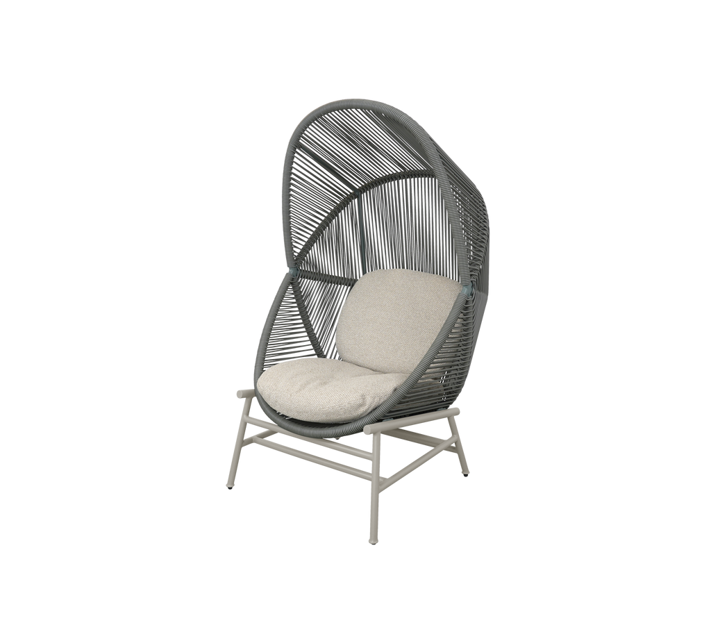 Woven Outdoor Lounge Chair Rope Base