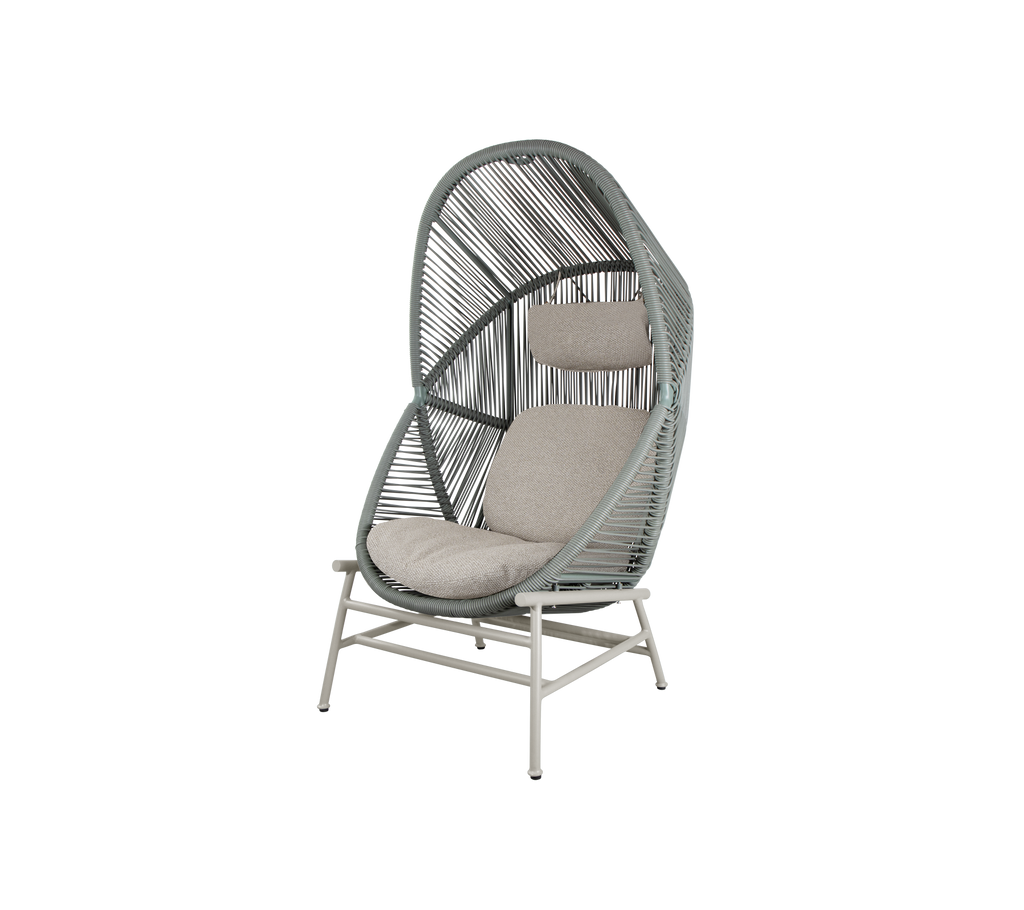 Woven Outdoor Lounge Chair Rope Base