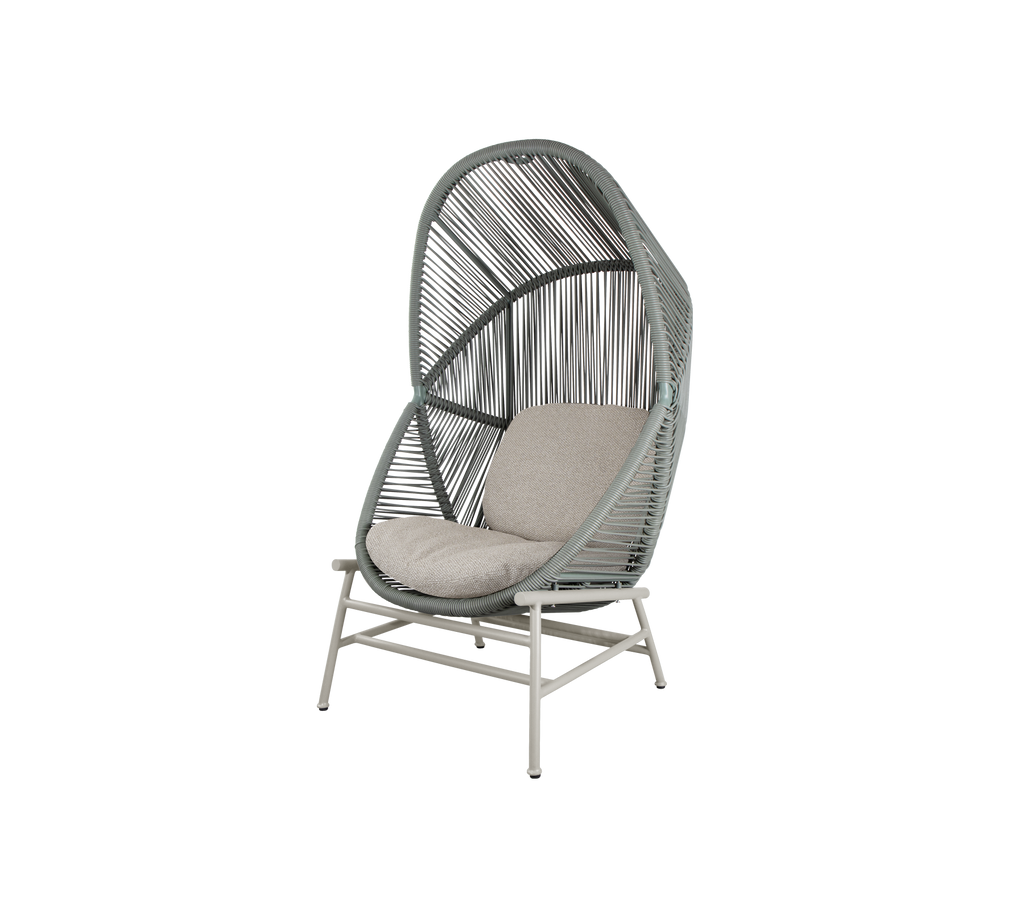 Woven Outdoor Lounge Chair Rope Base