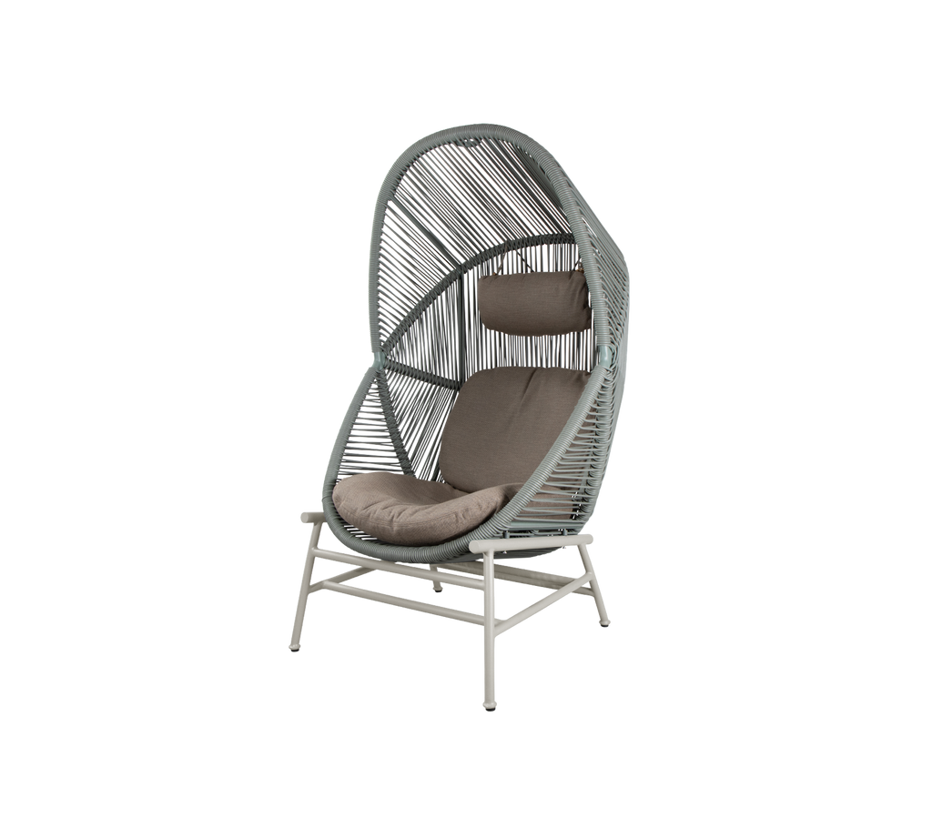 Woven Outdoor Lounge Chair Rope Base
