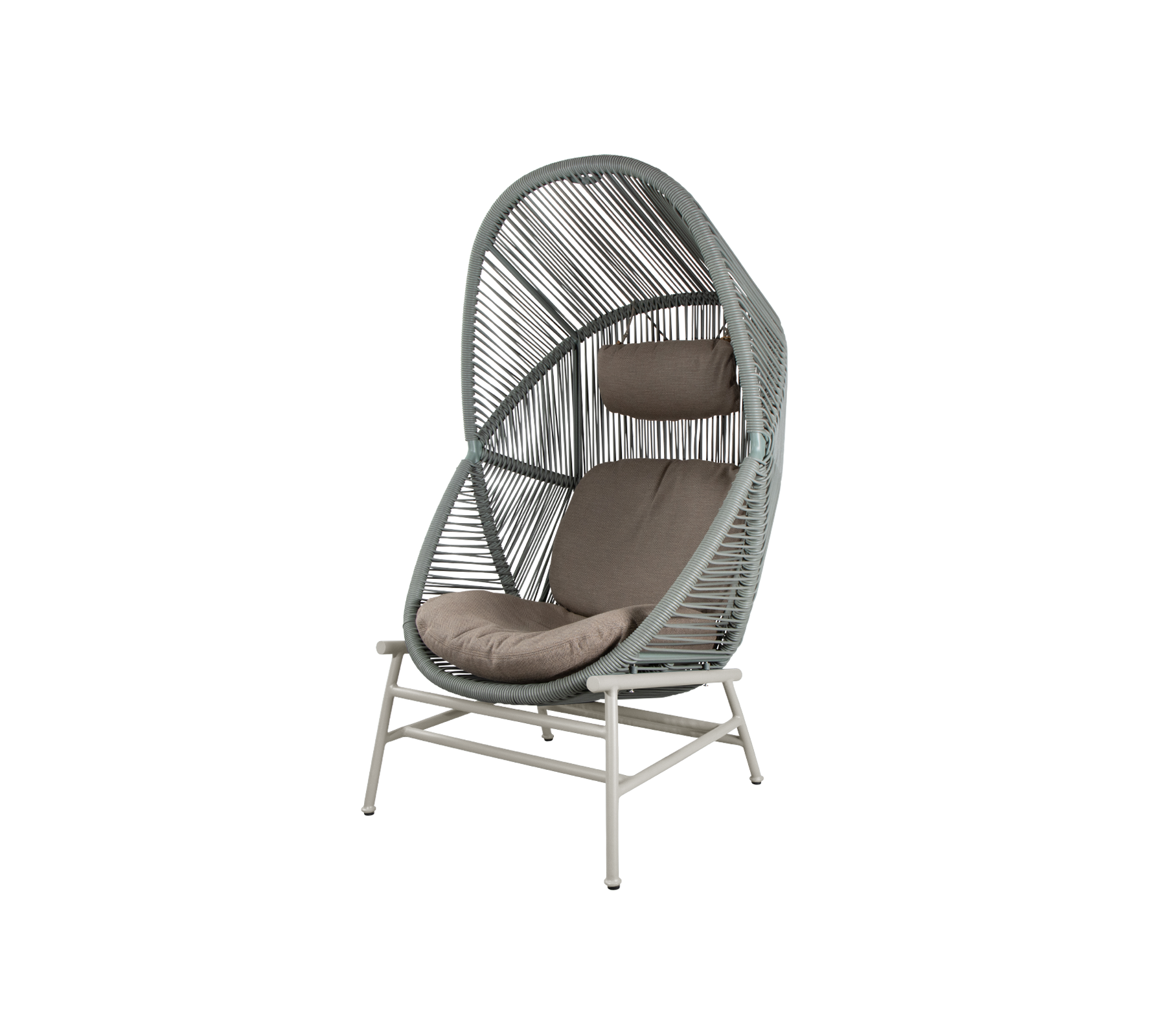 Woven Outdoor Lounge Chair Rope Base