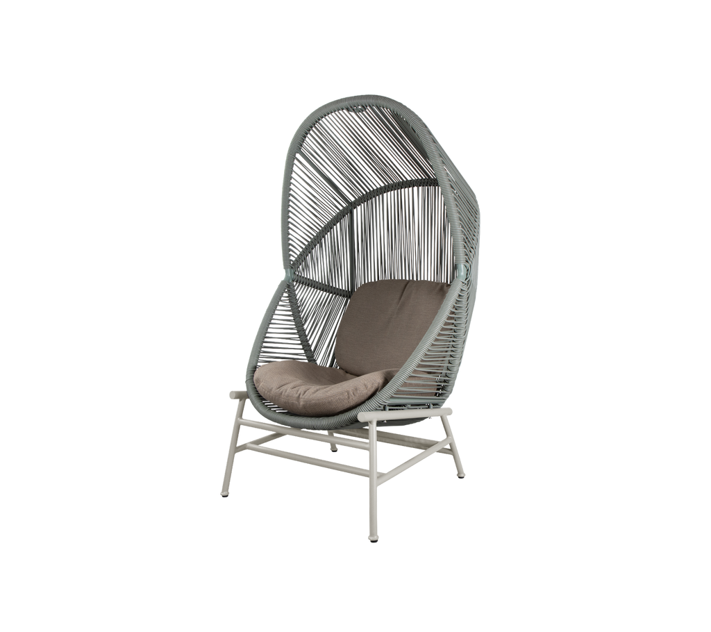 Woven Outdoor Lounge Chair Rope Base