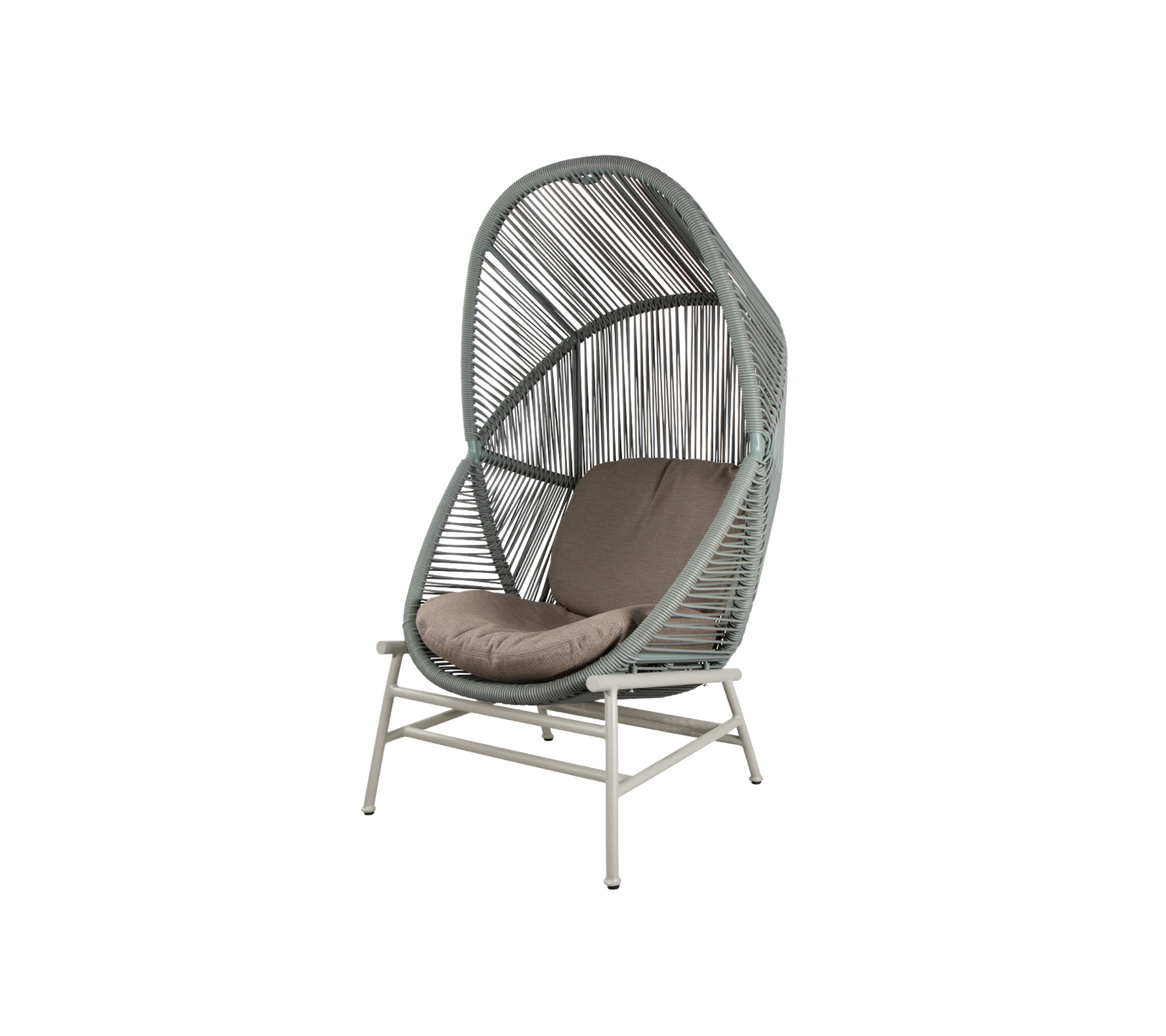 Woven Outdoor Lounge Chair Rope Base