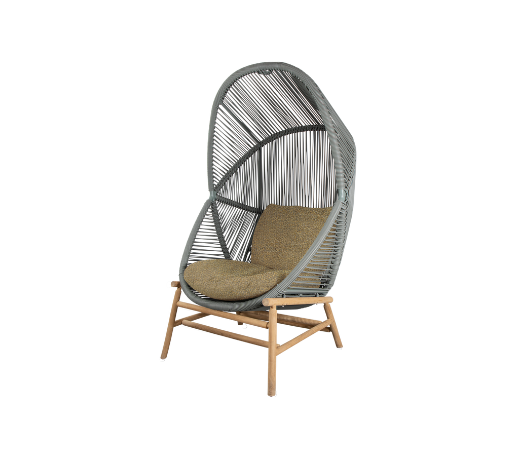Woven Outdoor Lounge Chair Rope Base