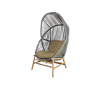 Woven Outdoor Lounge Chair Rope Base