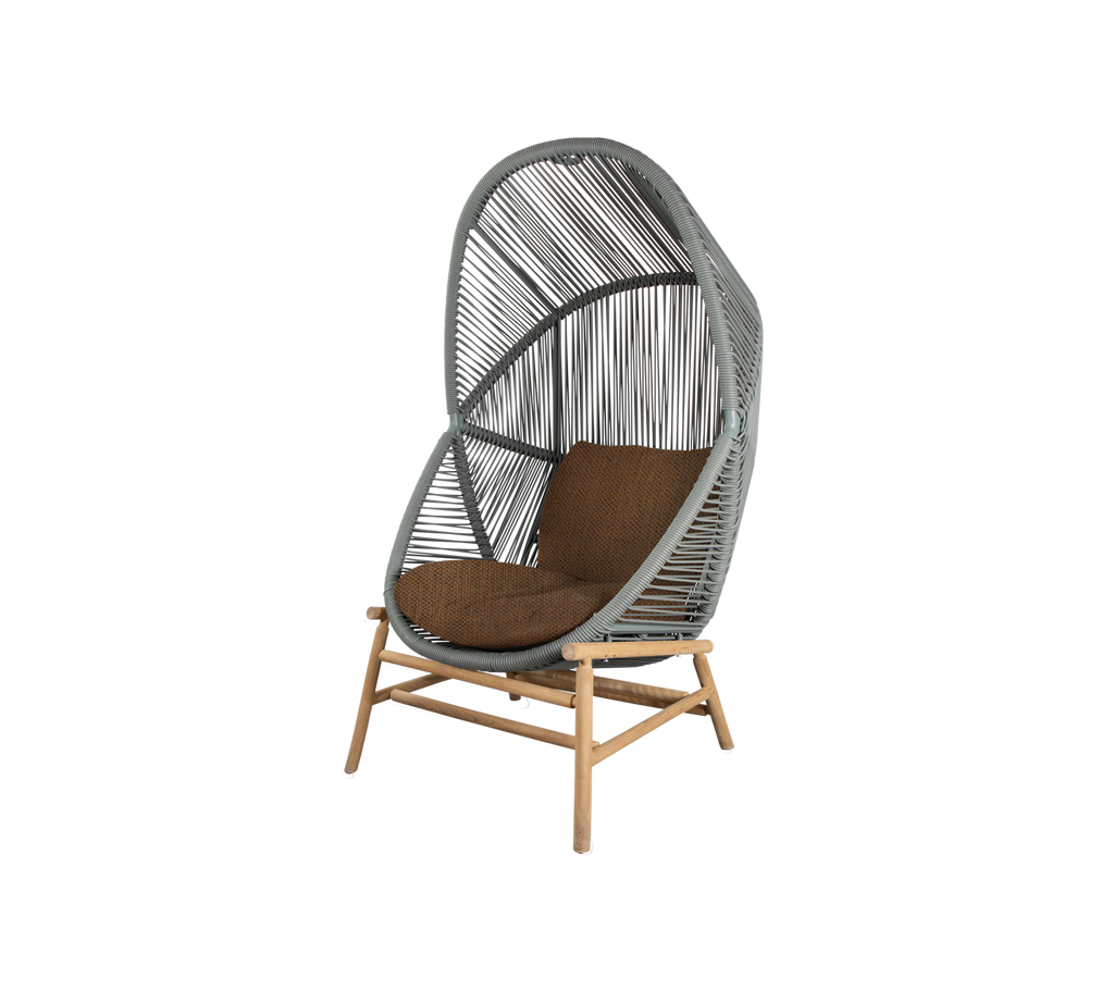 Woven Outdoor Lounge Chair Rope Base