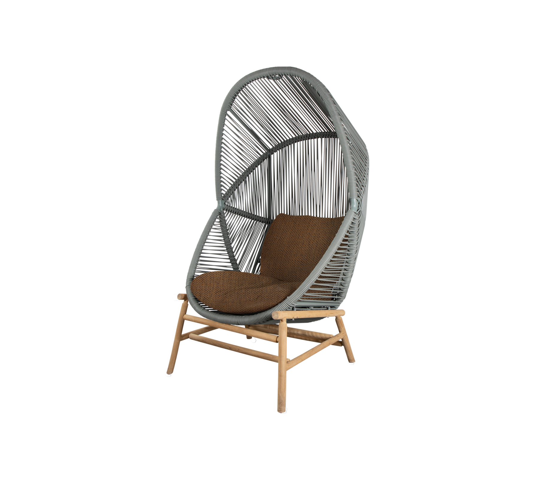 Woven Outdoor Lounge Chair Rope Base
