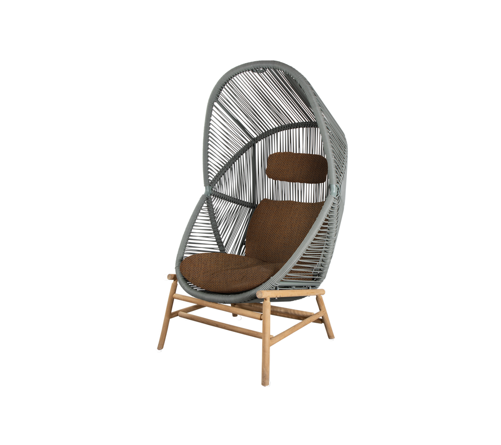 Woven Outdoor Lounge Chair Rope Base