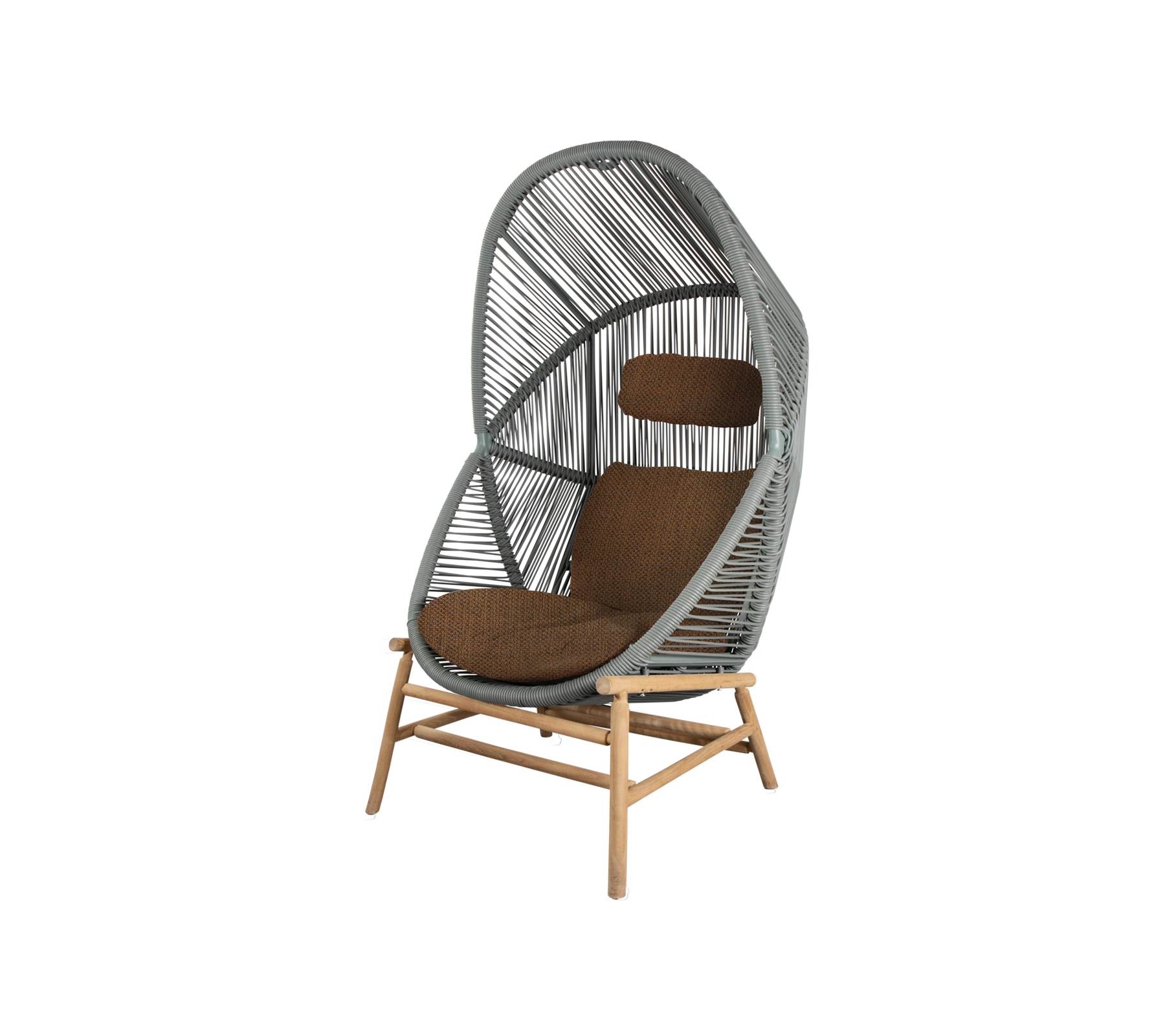 Woven Outdoor Lounge Chair Rope Base