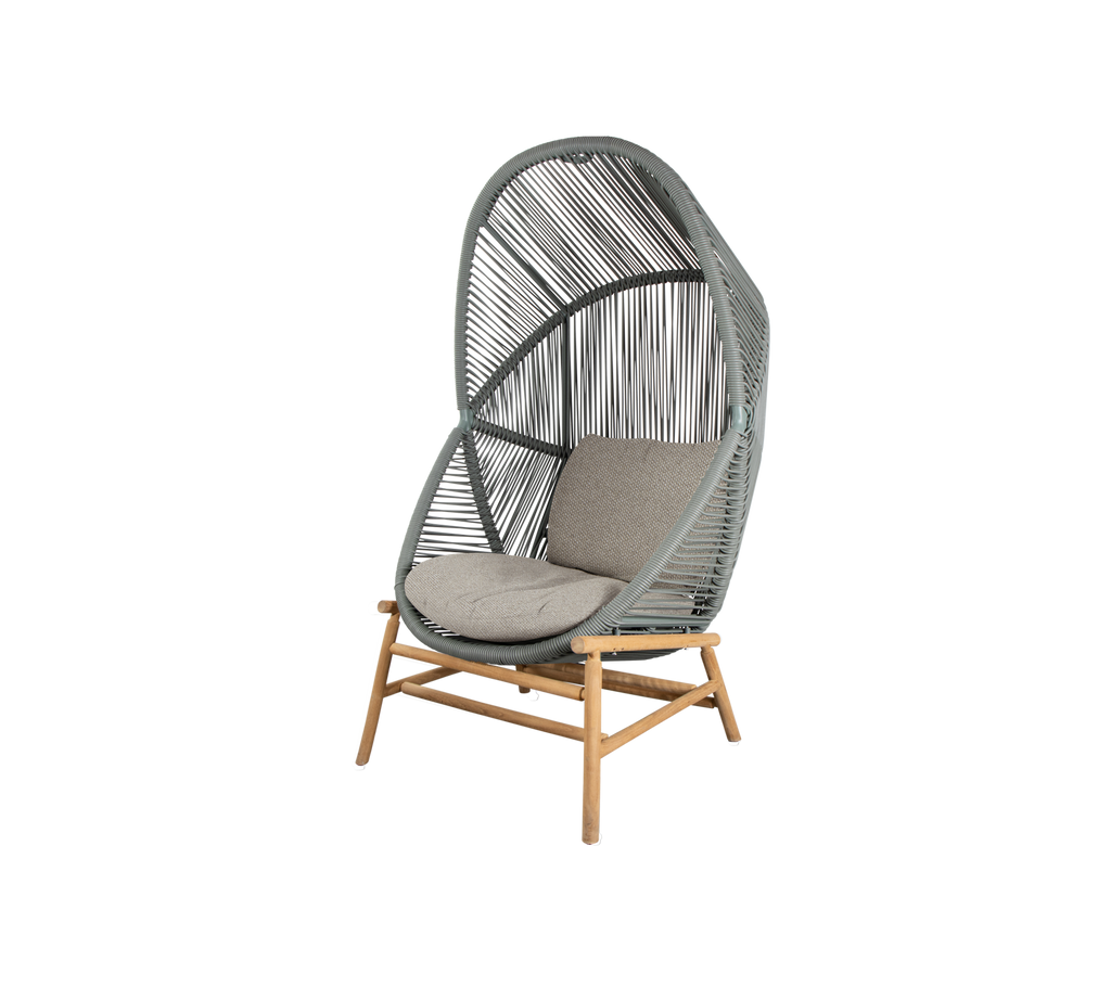 Woven Outdoor Lounge Chair Rope Base