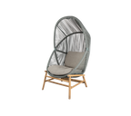 Woven Outdoor Lounge Chair Rope Base