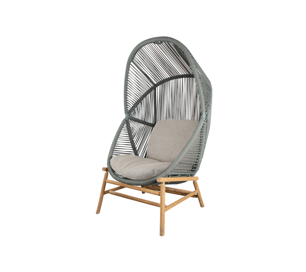Woven Outdoor Lounge Chair Rope Base