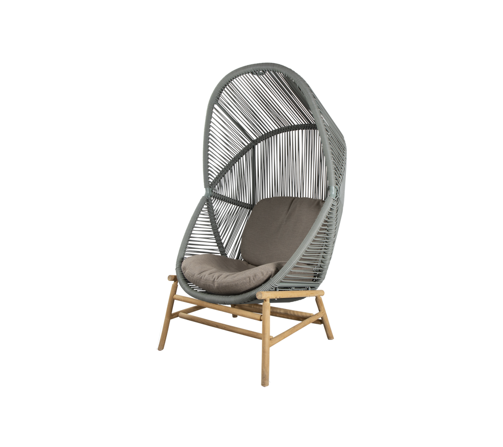 Woven Outdoor Lounge Chair Rope Base