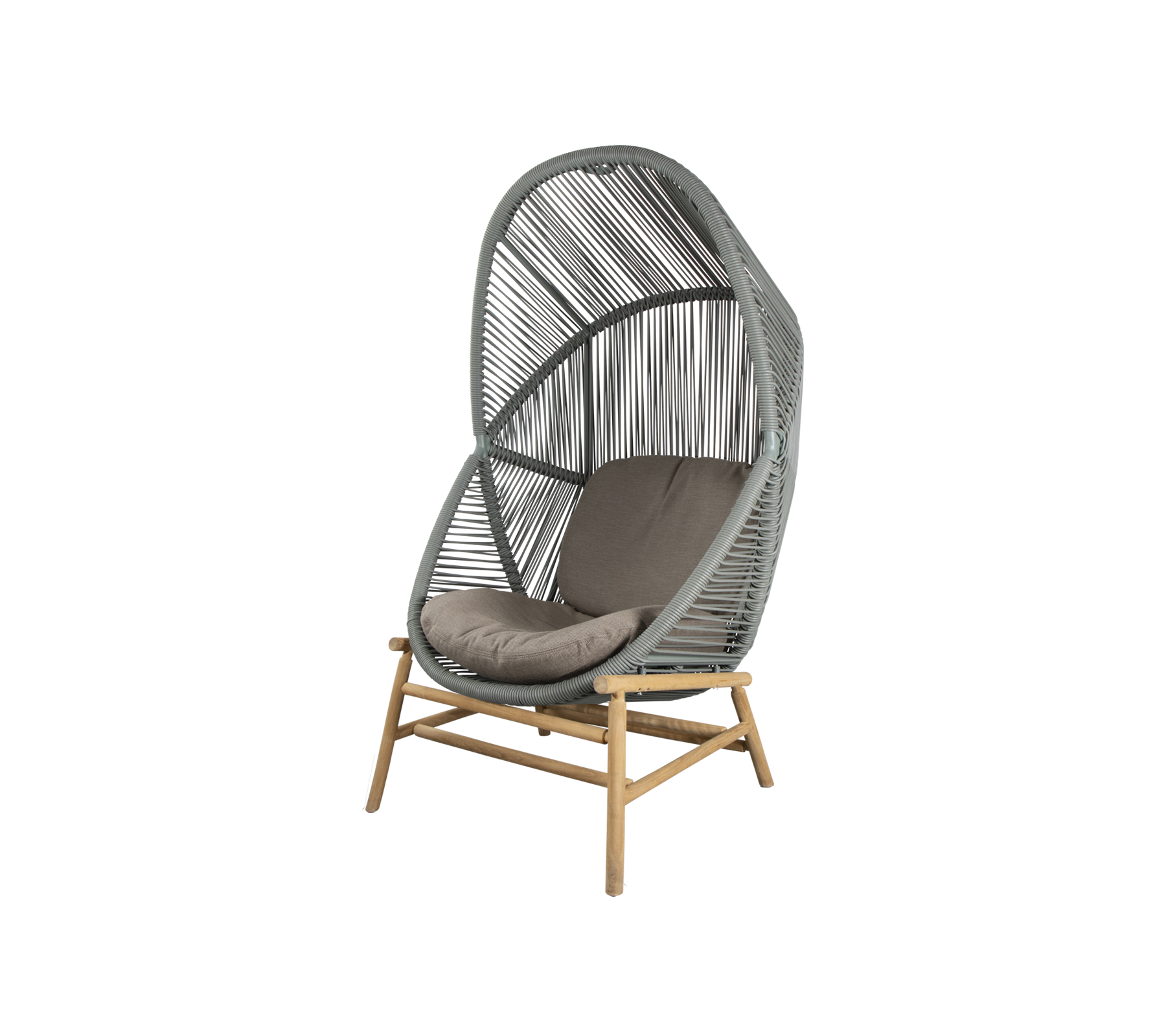Woven Outdoor Lounge Chair Rope Base