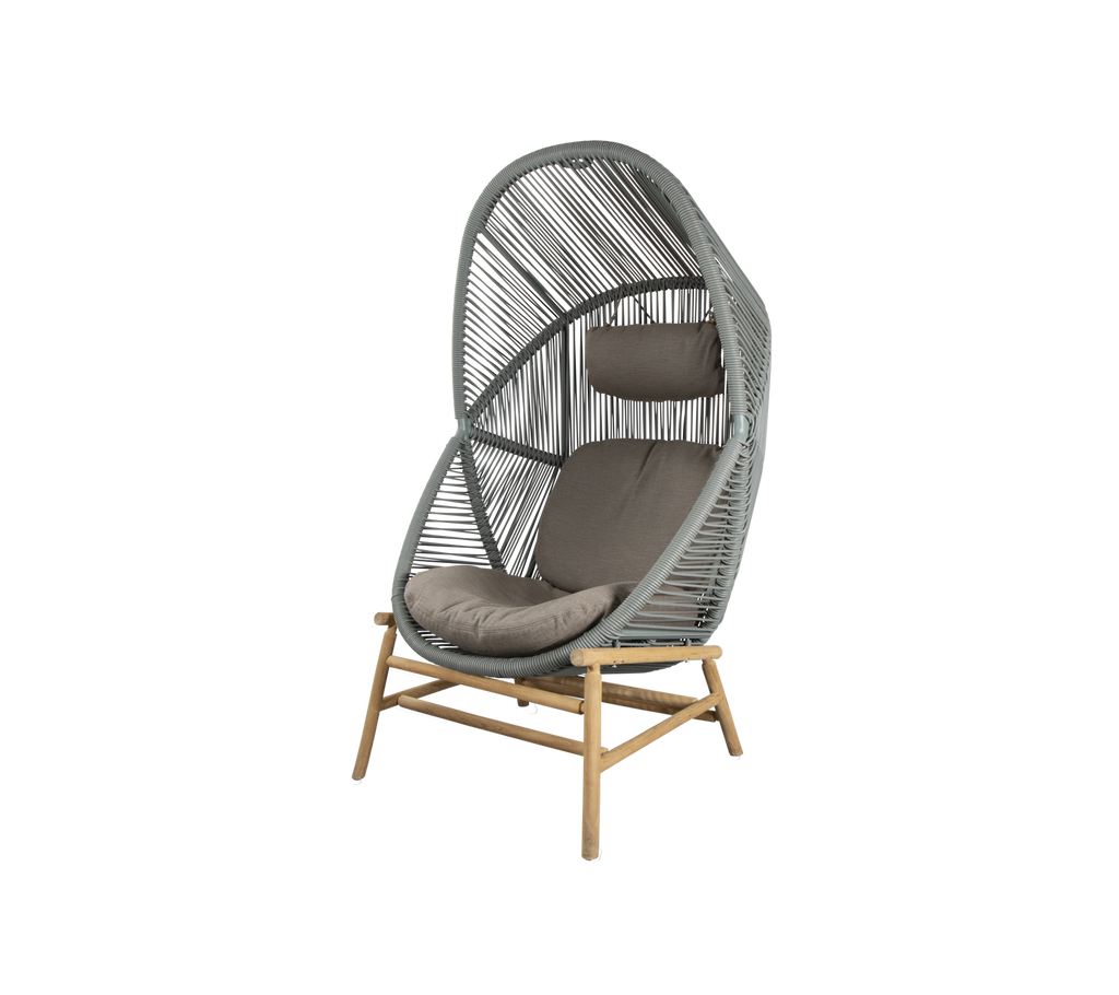 Woven Outdoor Lounge Chair Rope Base