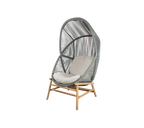 Woven Outdoor Lounge Chair Rope Base
