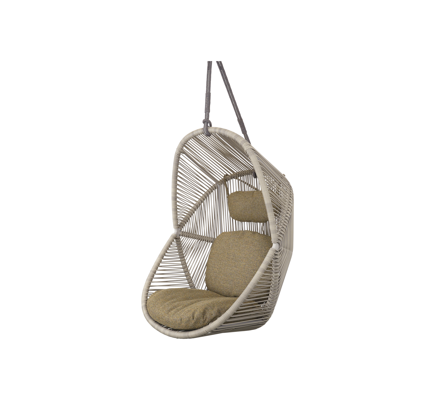 Woven Outdoor Lounge Chair Rope Base