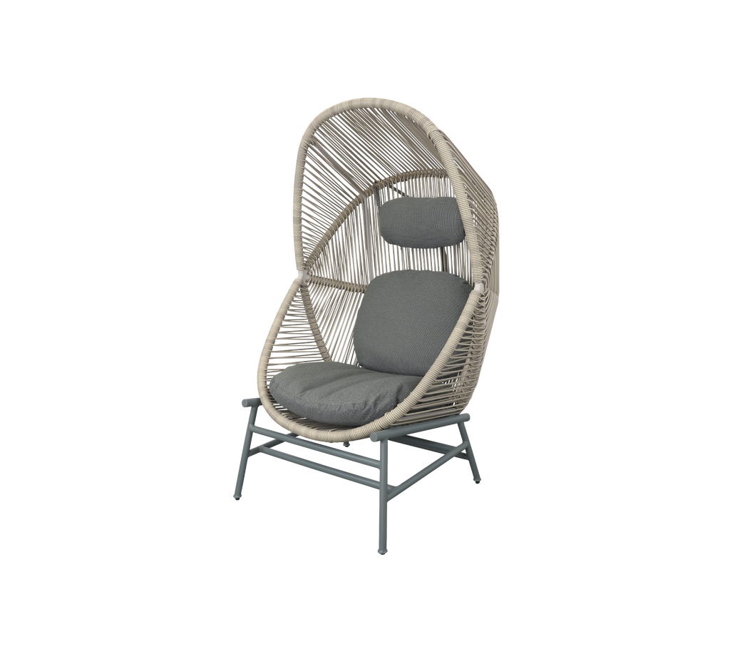 Woven Outdoor Lounge Chair Rope Base