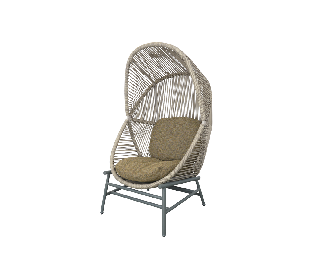 Woven Outdoor Lounge Chair Rope Base