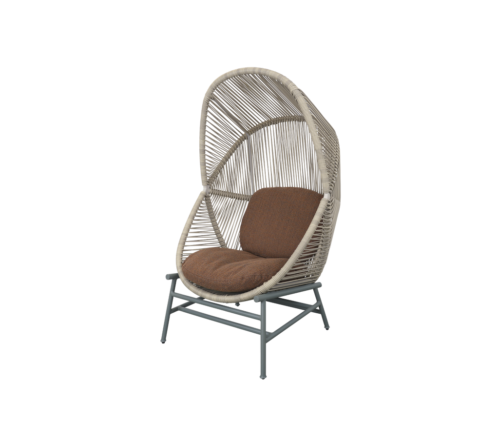 Woven Outdoor Lounge Chair Rope Base