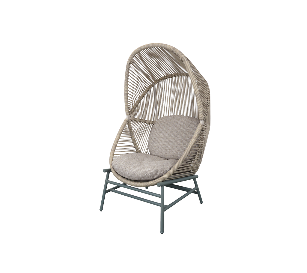 Woven Outdoor Lounge Chair Rope Base