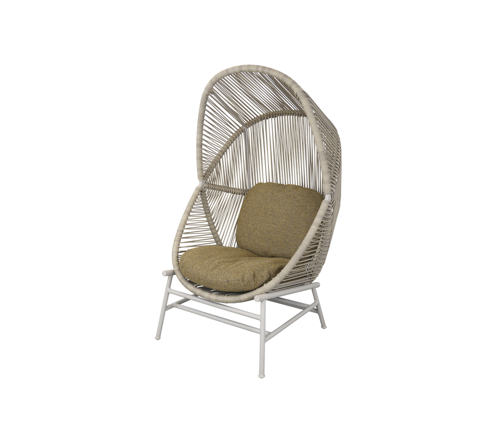 Woven Outdoor Lounge Chair Rope Base
