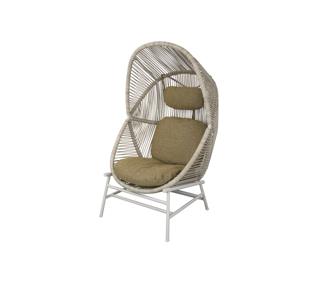 Woven Outdoor Lounge Chair Rope Base