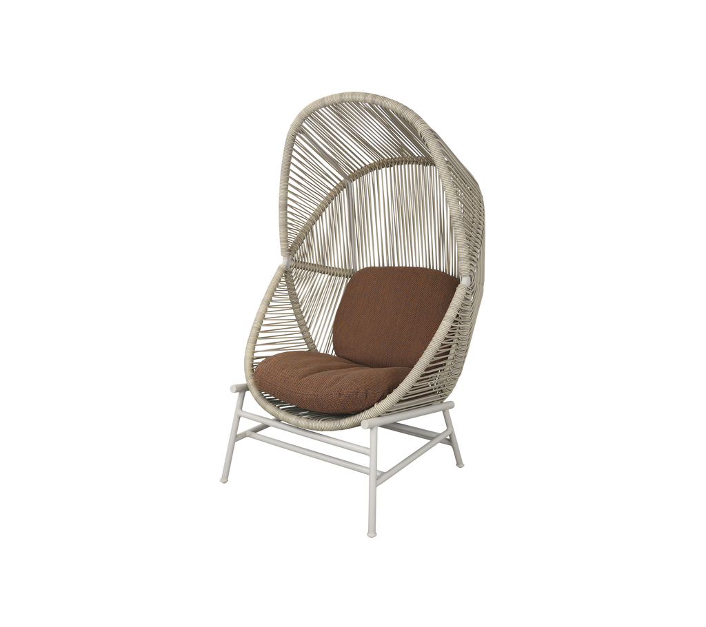 Woven Outdoor Lounge Chair Rope Base