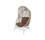 Woven Outdoor Lounge Chair Rope Base