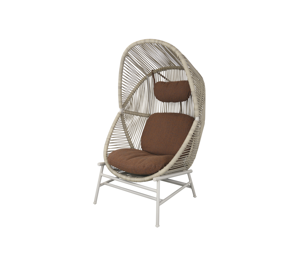 Woven Outdoor Lounge Chair Rope Base
