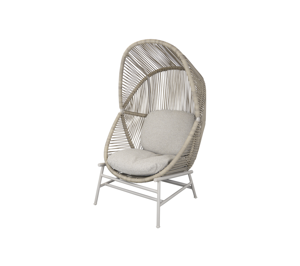 Woven Outdoor Lounge Chair Rope Base