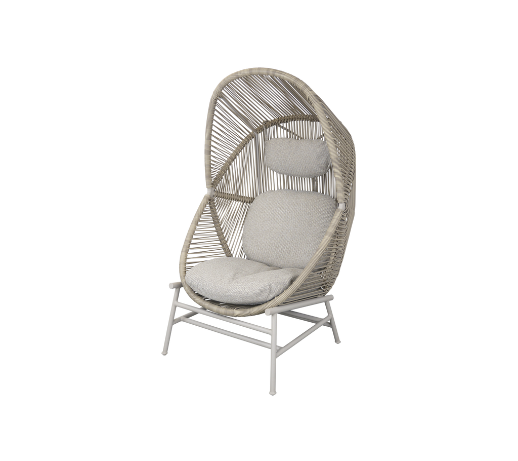 Woven Outdoor Lounge Chair Rope Base