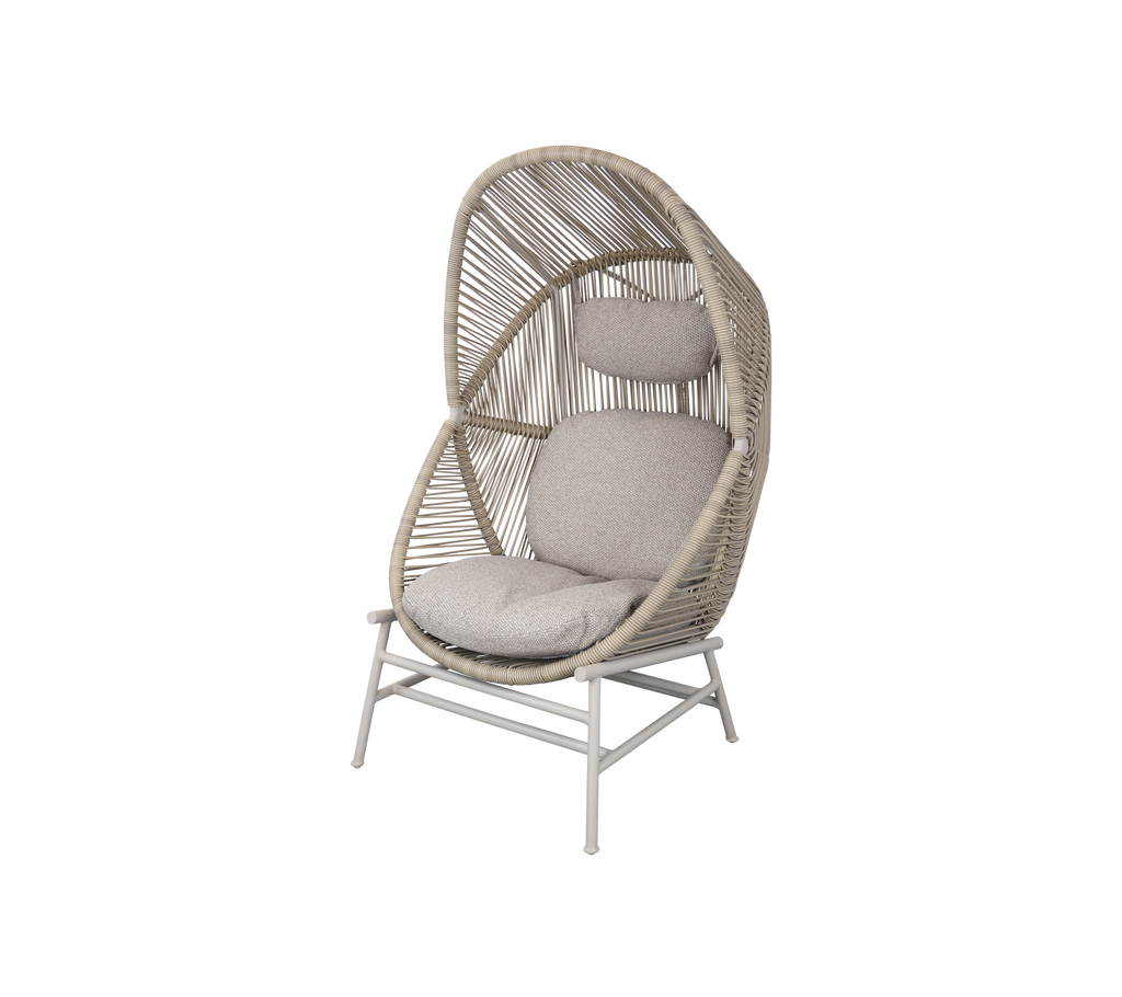 Woven Outdoor Lounge Chair Rope Base