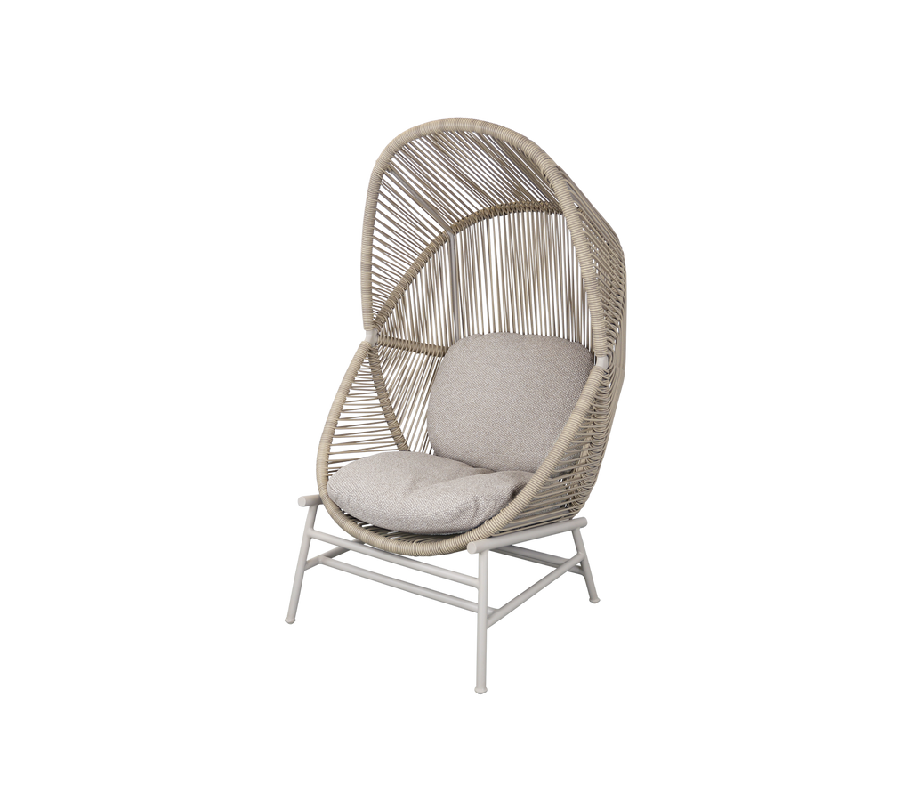 Woven Outdoor Lounge Chair Rope Base