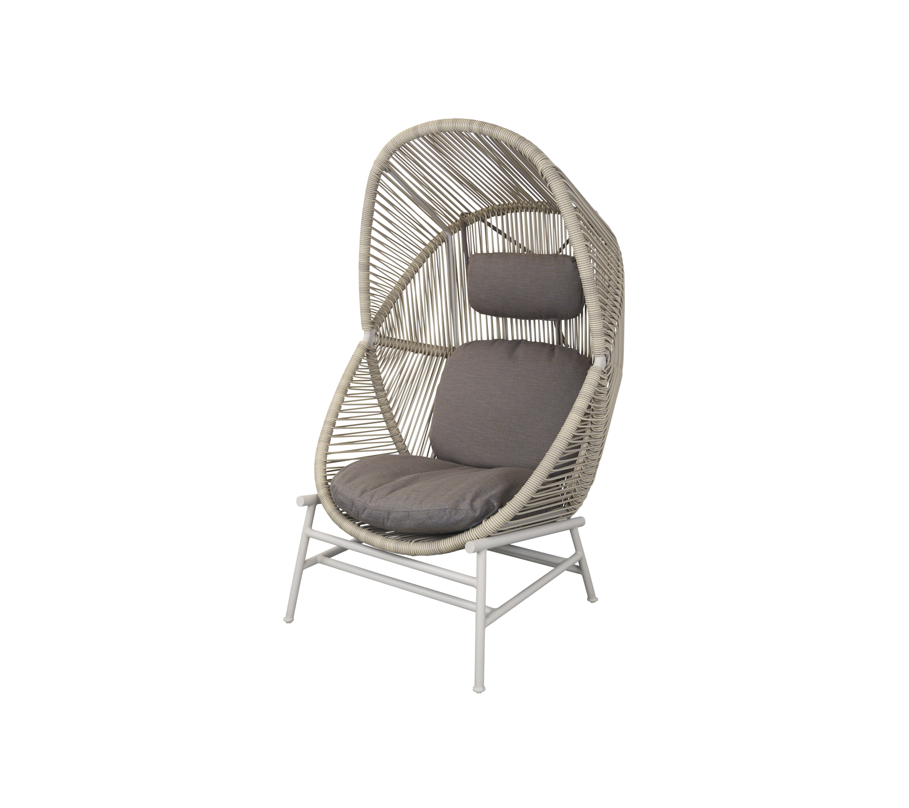 Woven Outdoor Lounge Chair Rope Base