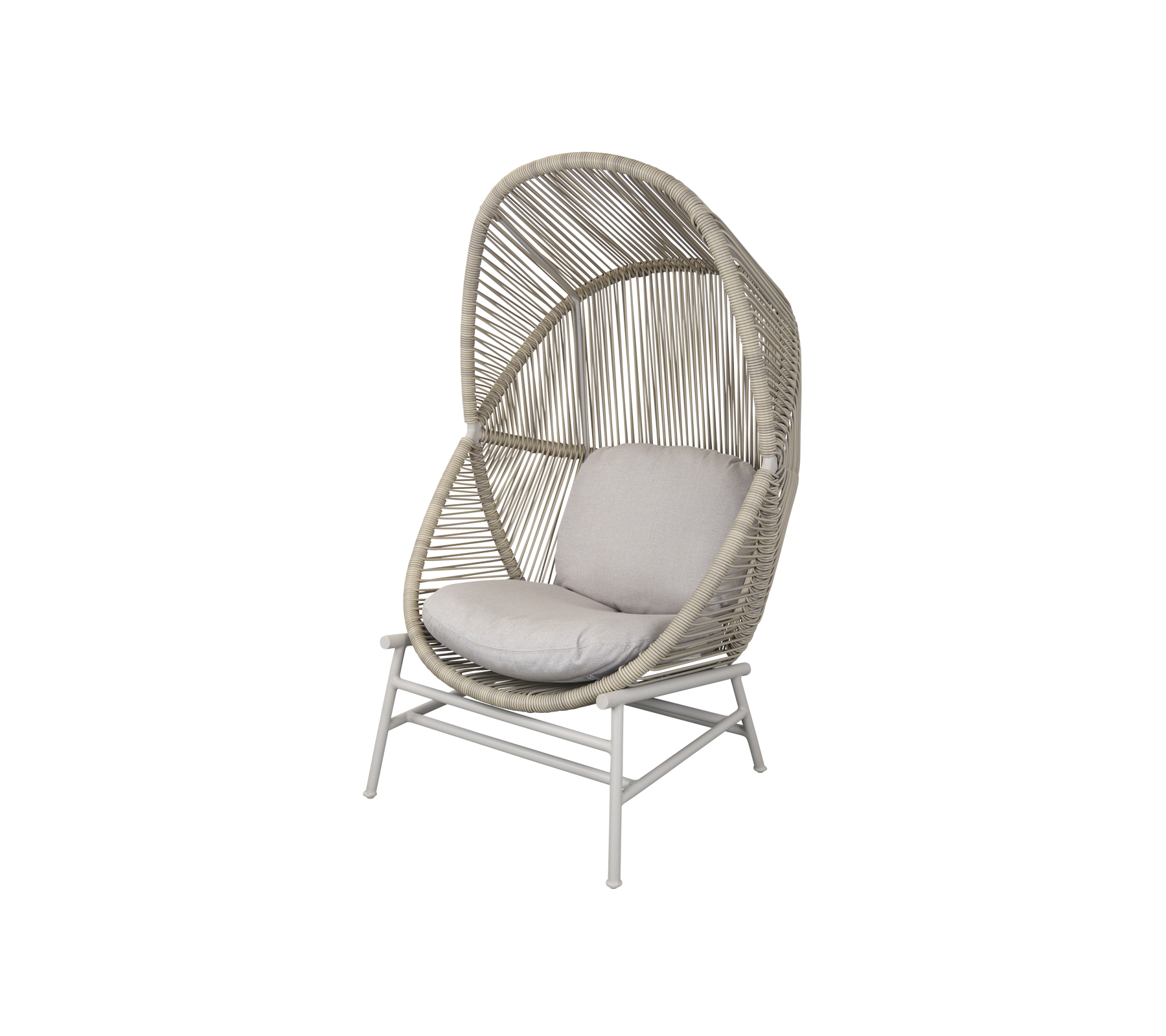 Woven Outdoor Lounge Chair Rope Base