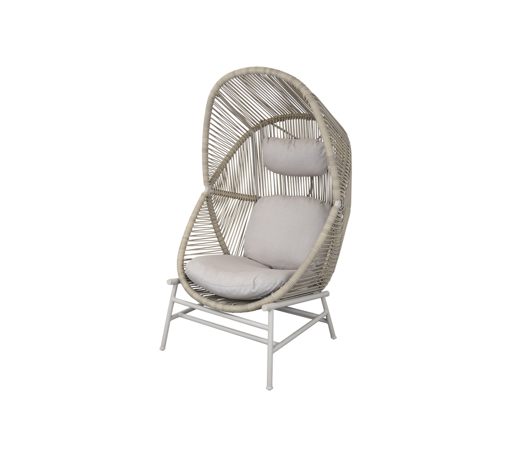 Woven Outdoor Lounge Chair Rope Base
