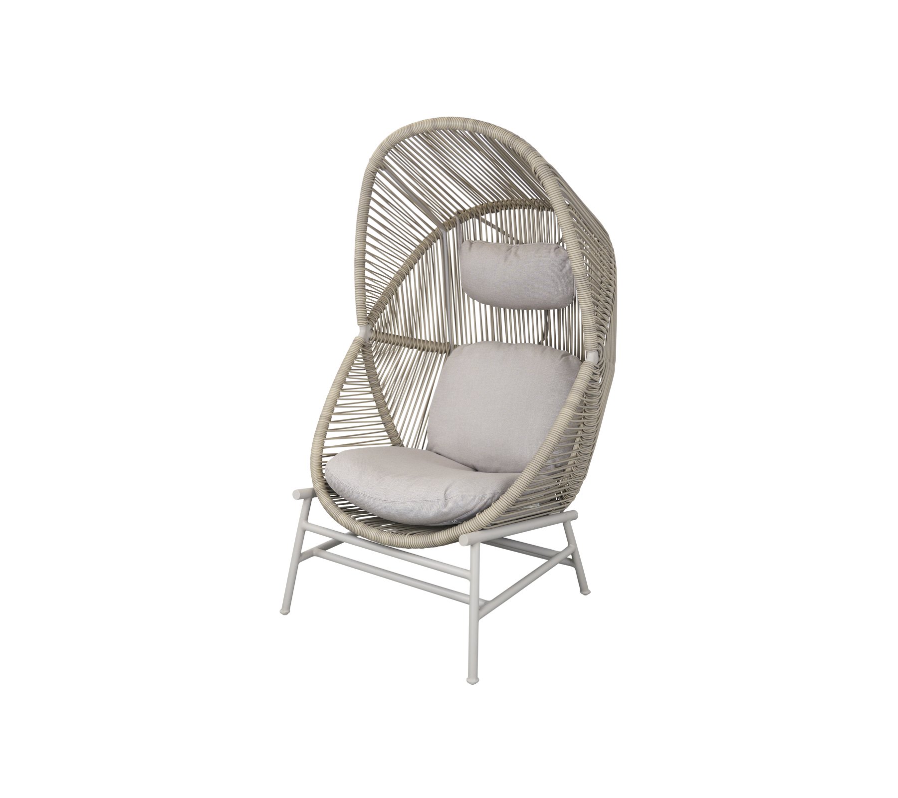 Woven Outdoor Lounge Chair Rope Base