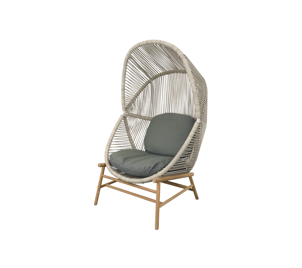 Woven Outdoor Lounge Chair Rope Base