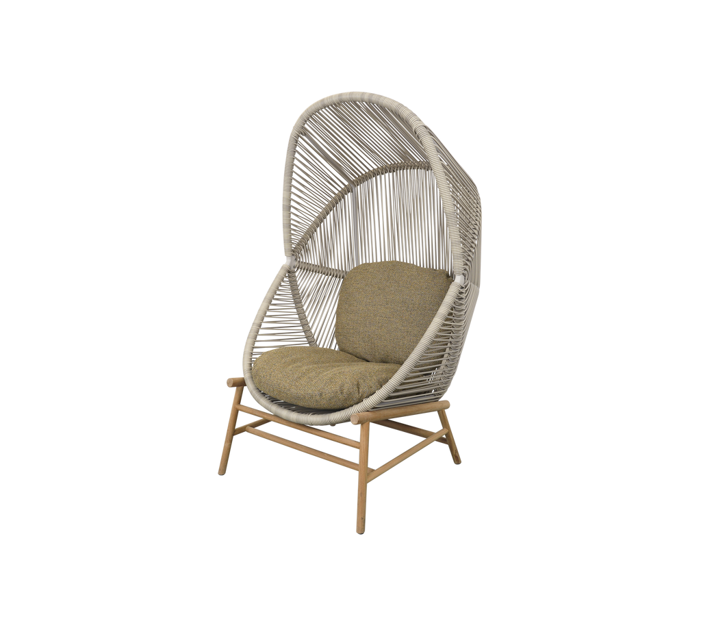 Woven Outdoor Lounge Chair Rope Base