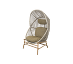 Woven Outdoor Lounge Chair Rope Base