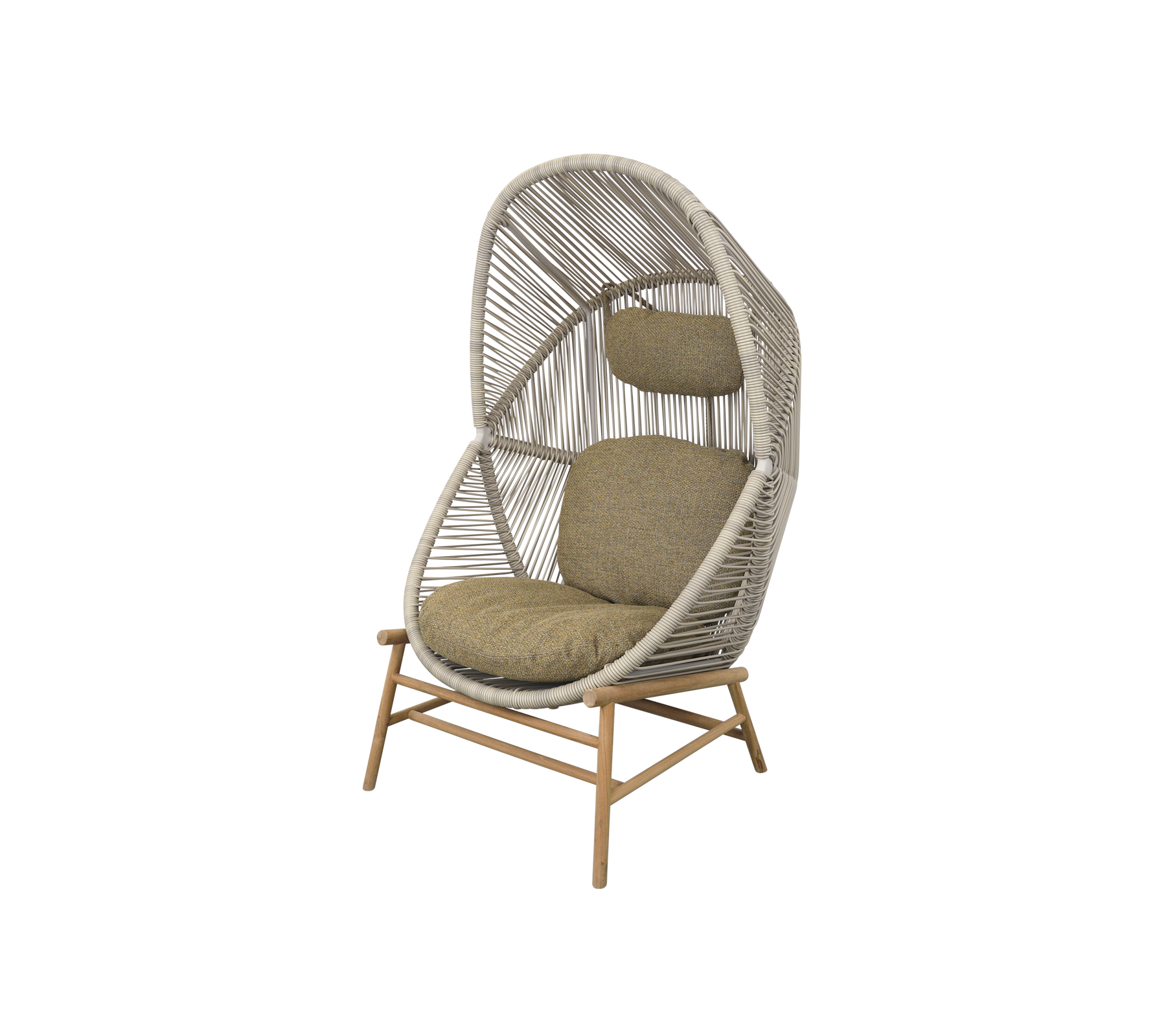 Woven Outdoor Lounge Chair Rope Base