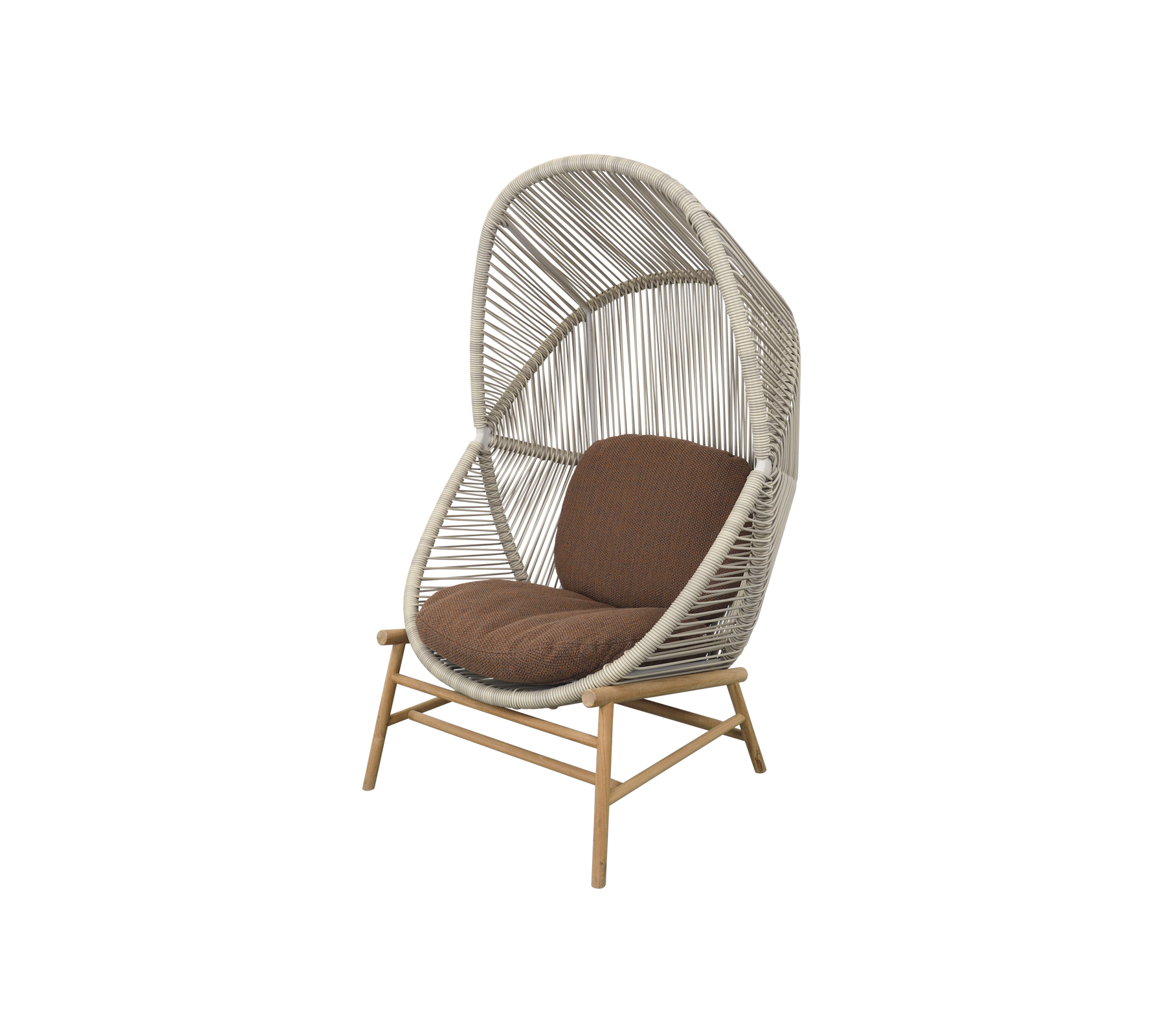 Woven Outdoor Lounge Chair Rope Base