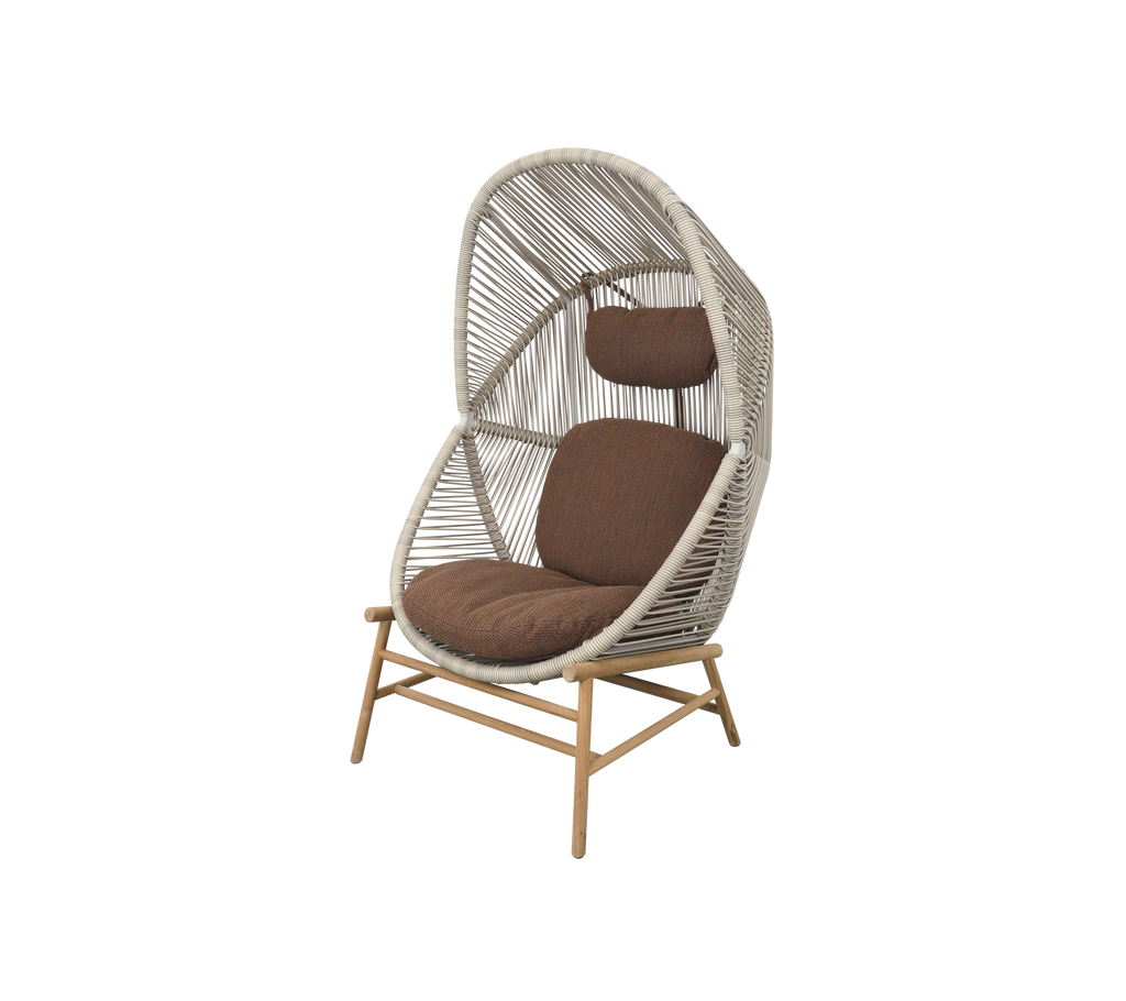 Woven Outdoor Lounge Chair Rope Base