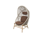 Woven Outdoor Lounge Chair Rope Base