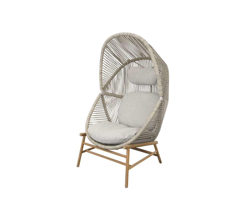 Woven Outdoor Lounge Chair Rope Base