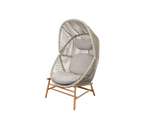 Woven Outdoor Lounge Chair Rope Base