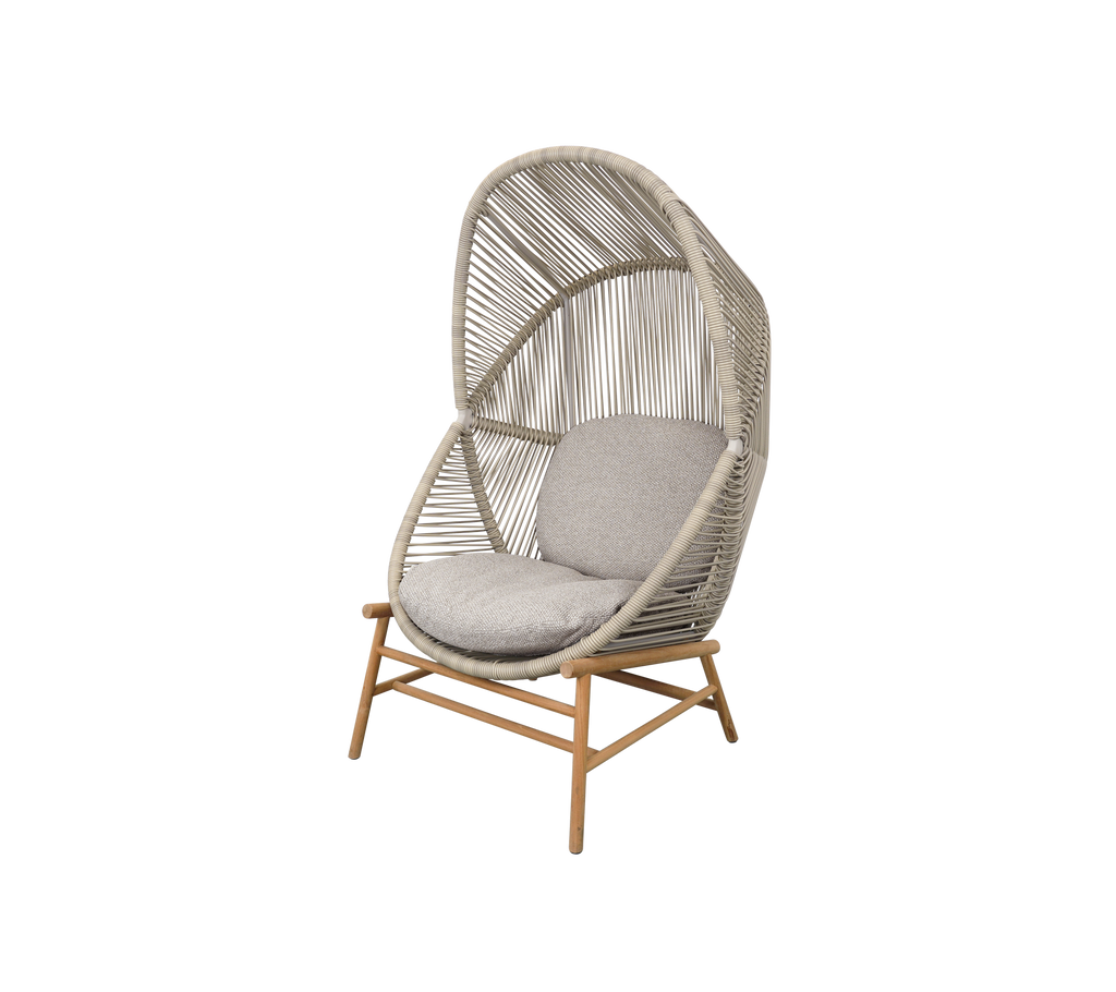 Woven Outdoor Lounge Chair Rope Base